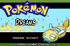 Pokemon - Dreams (Hack) — Title screen